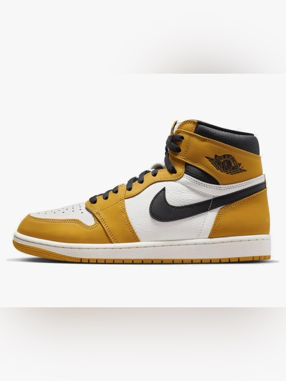 EUC! Men’s Air Jordan 1 Retro High OG, Yelliw Ochre/Black, Size 13,